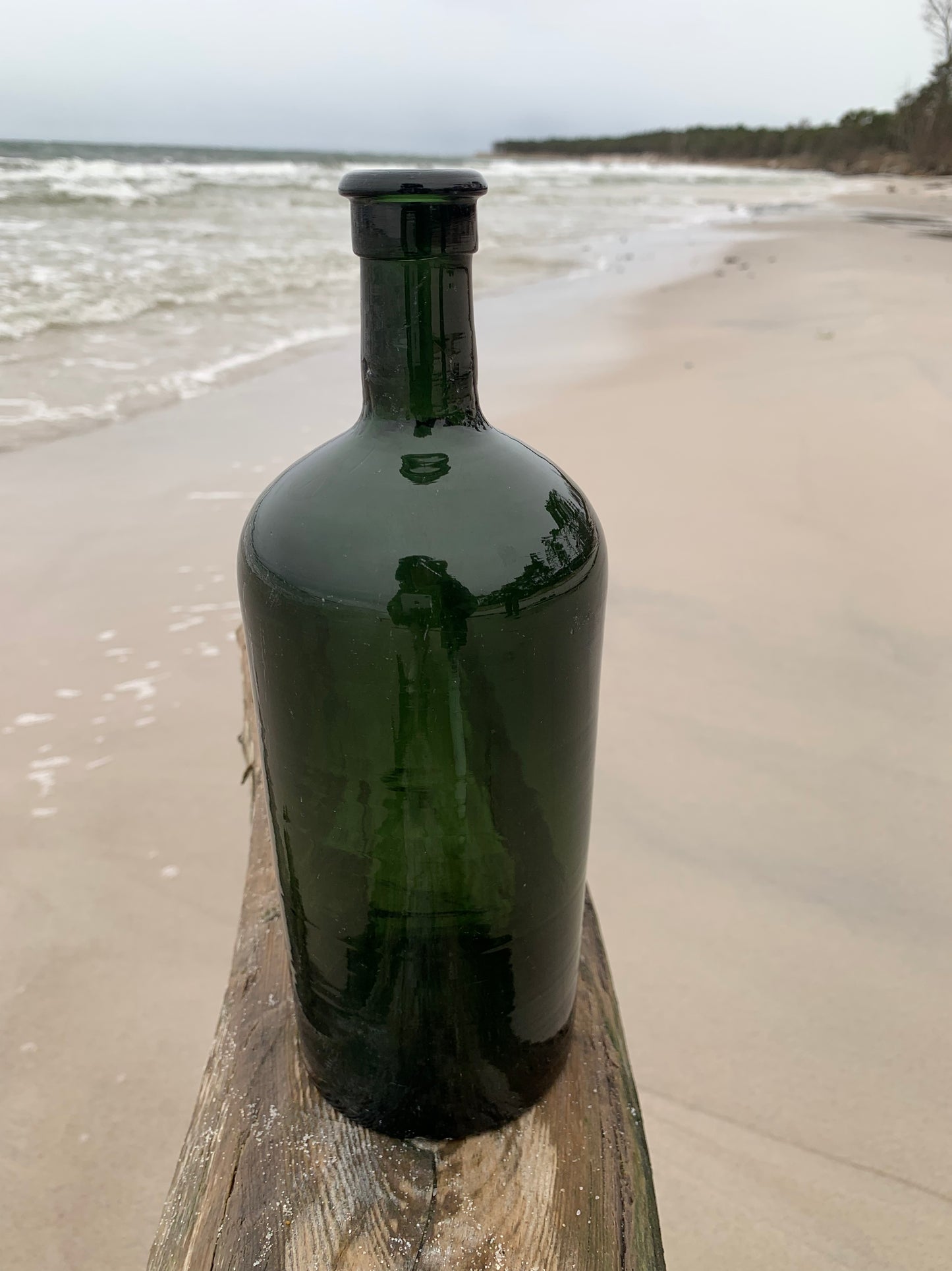 Alte grüne Flasche