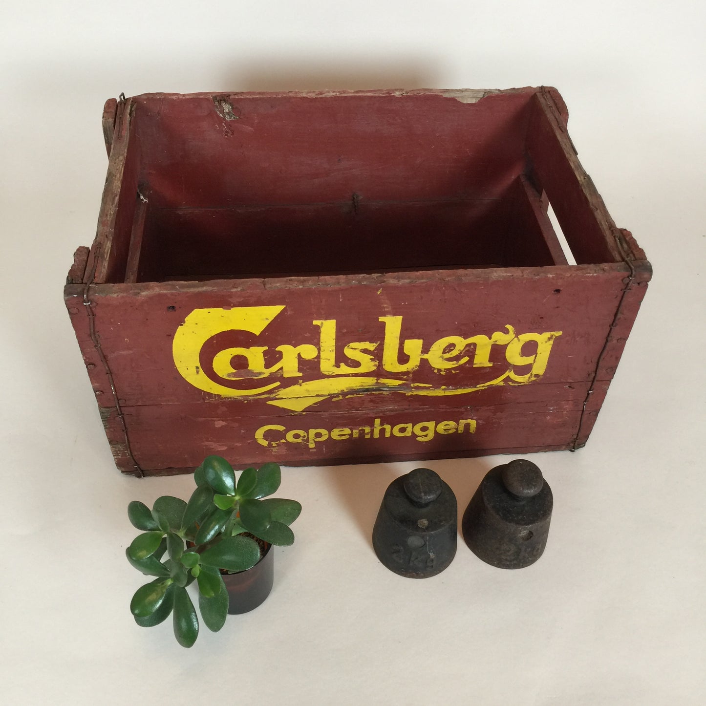 Alter Bierkasten von Carlsberg