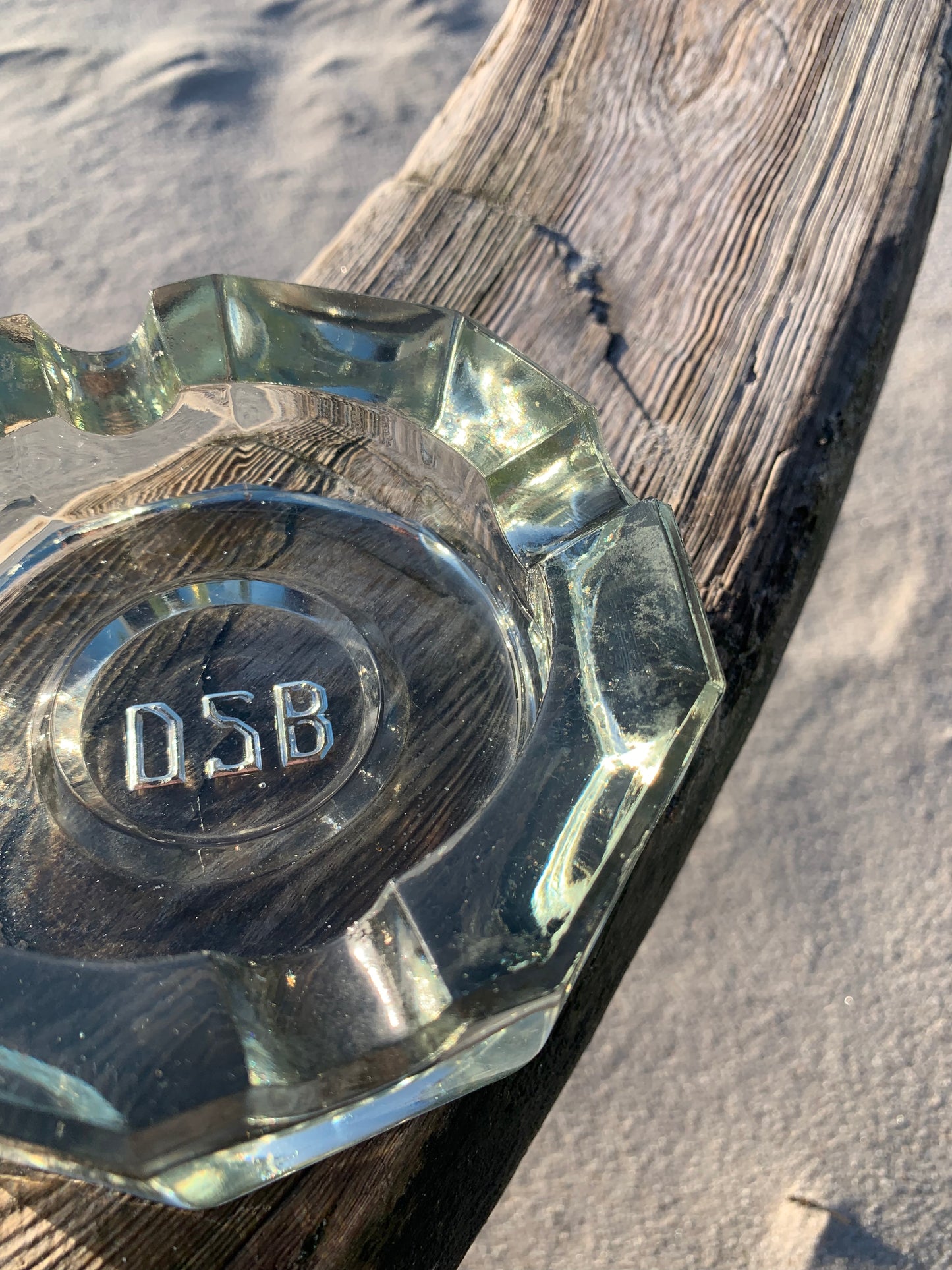 DSB Aschenbecher aus Glas