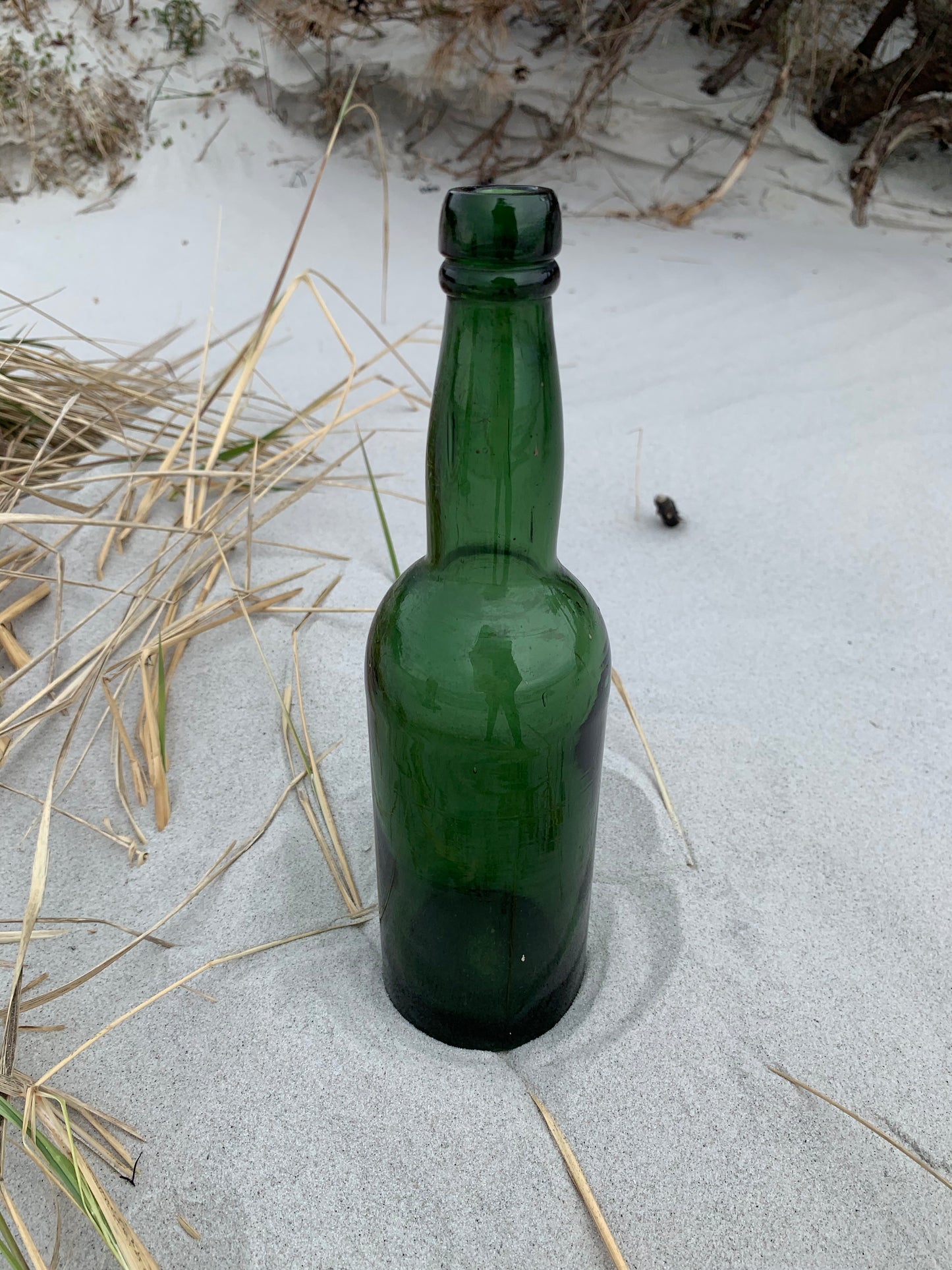 Glasflasche - Grün