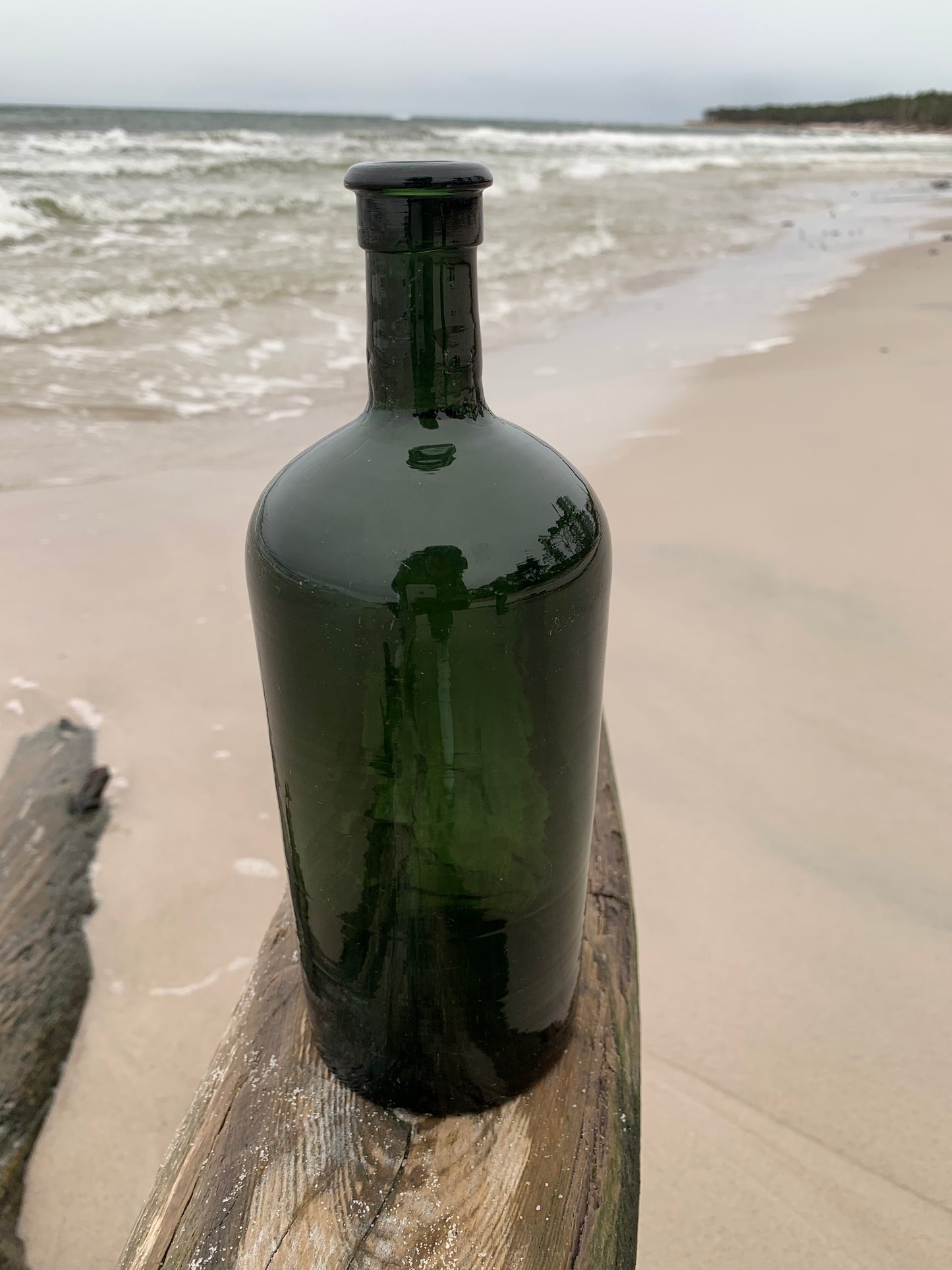 Alte grüne Flasche