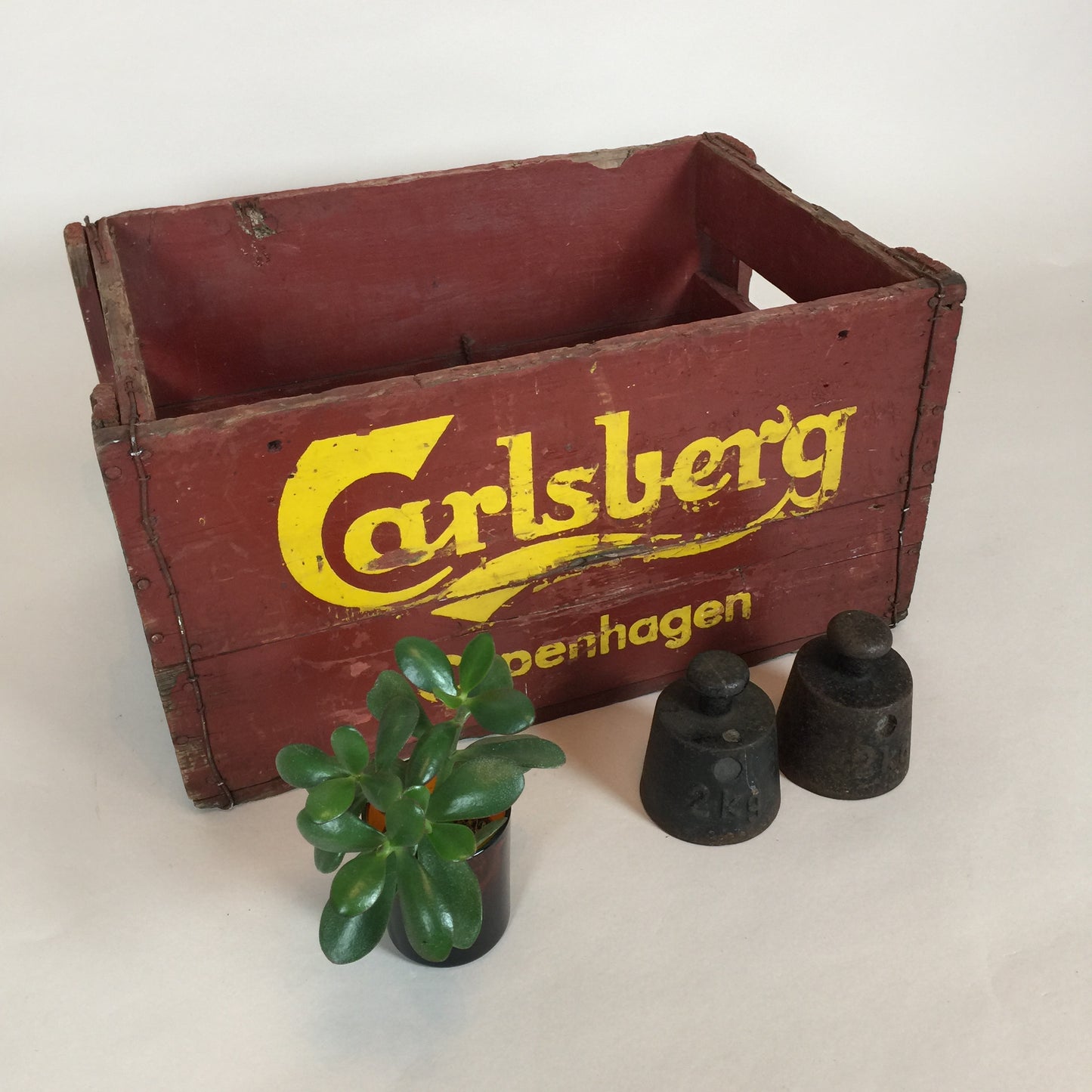 Alter Bierkasten von Carlsberg