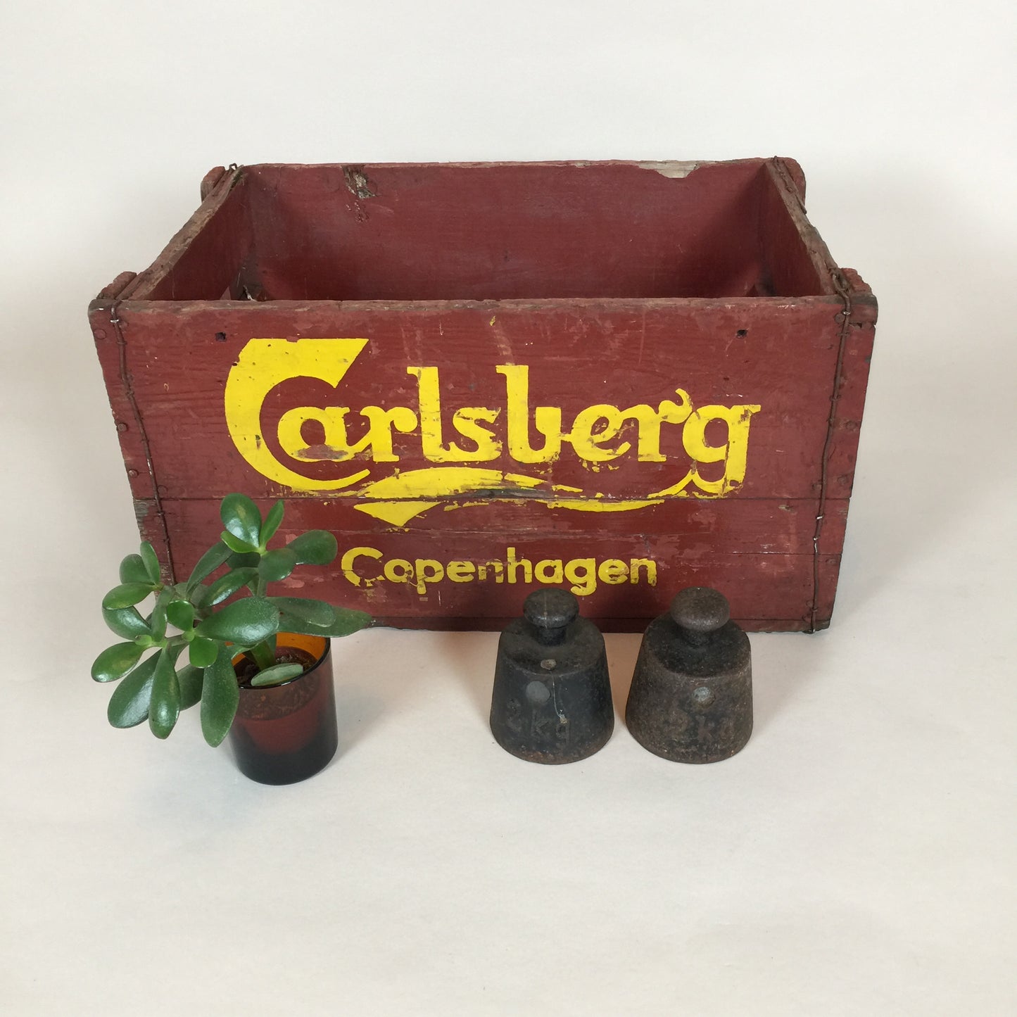 Alter Bierkasten von Carlsberg