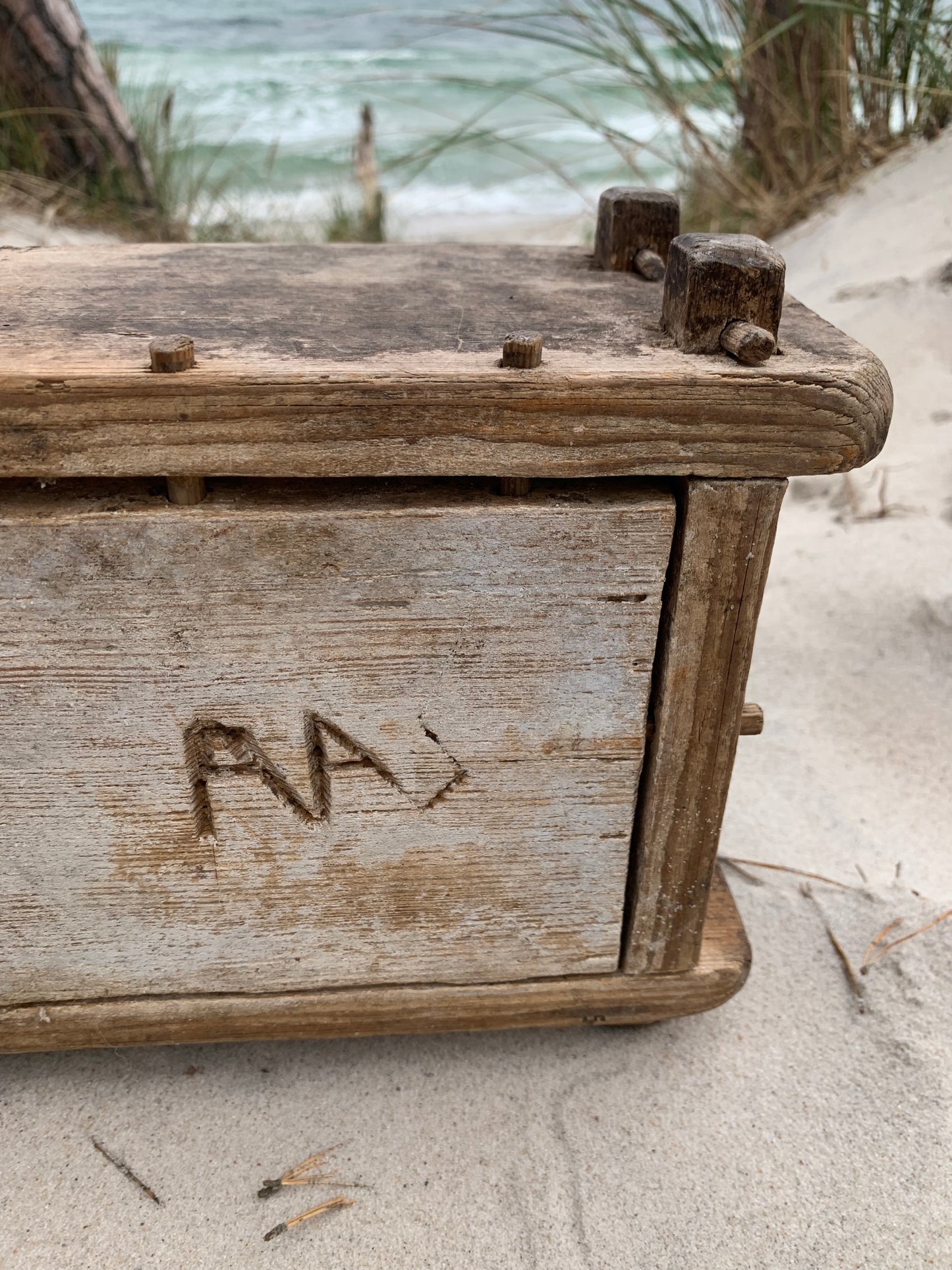 Käseform aus Holz