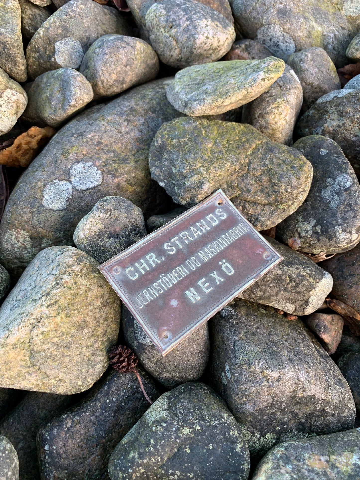 Lustiges kleines Schild von Nexø