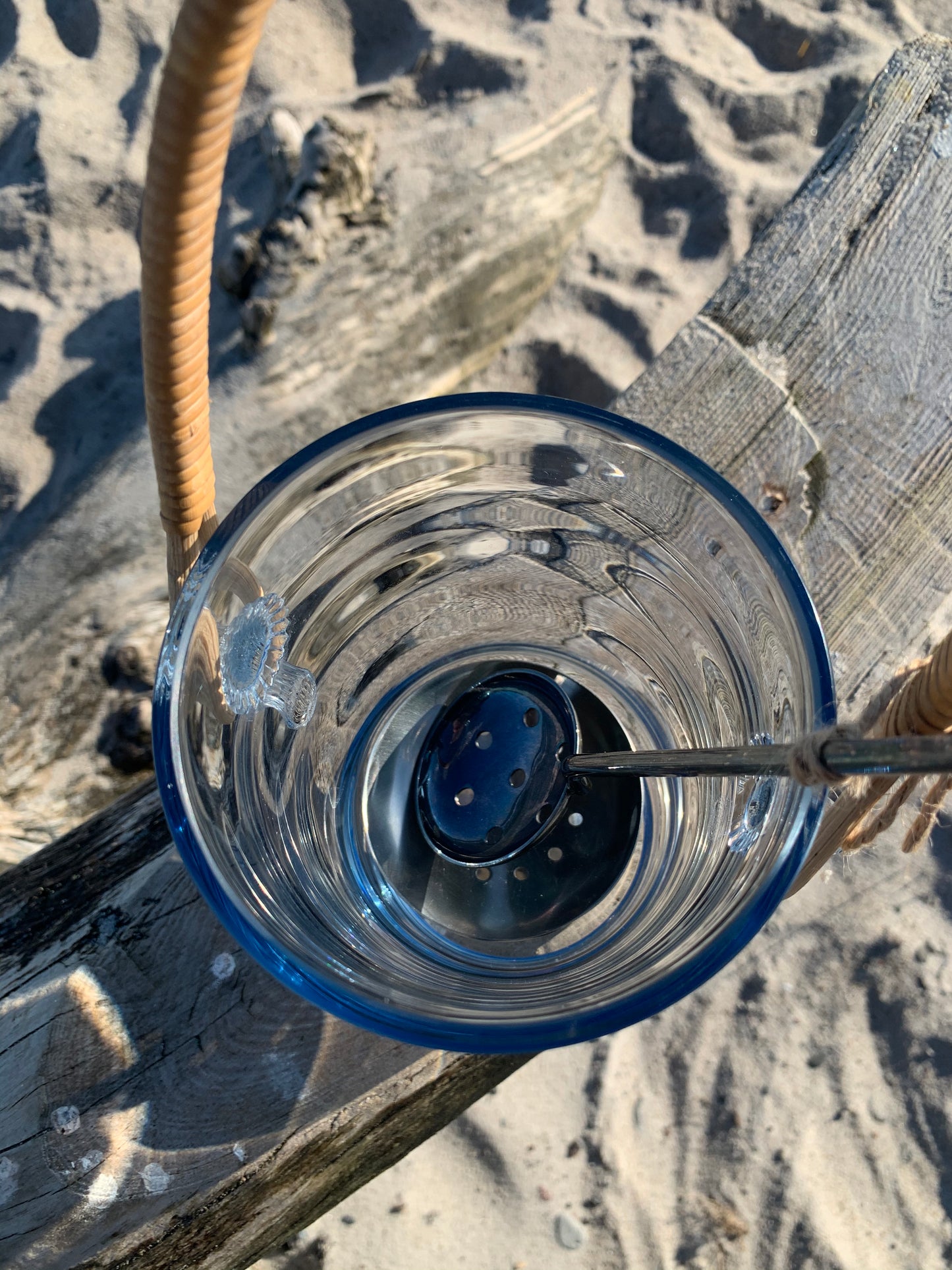 Holmegaard Eiskübel mit Bodengestell und Eisschaufel