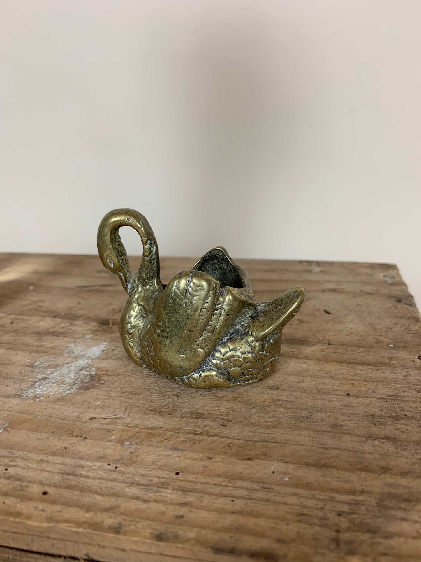 Schwan aus Messing