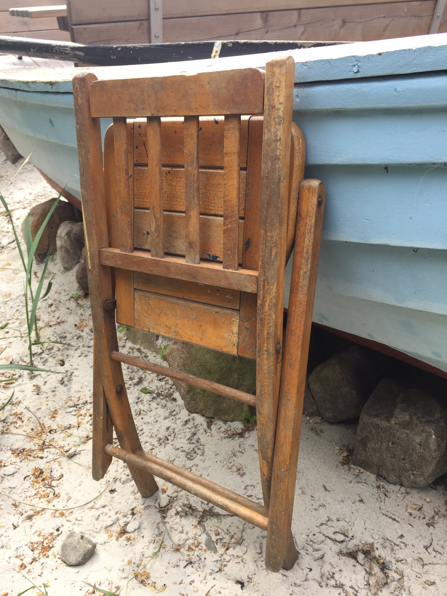 Kinderklappstuhl aus Holz