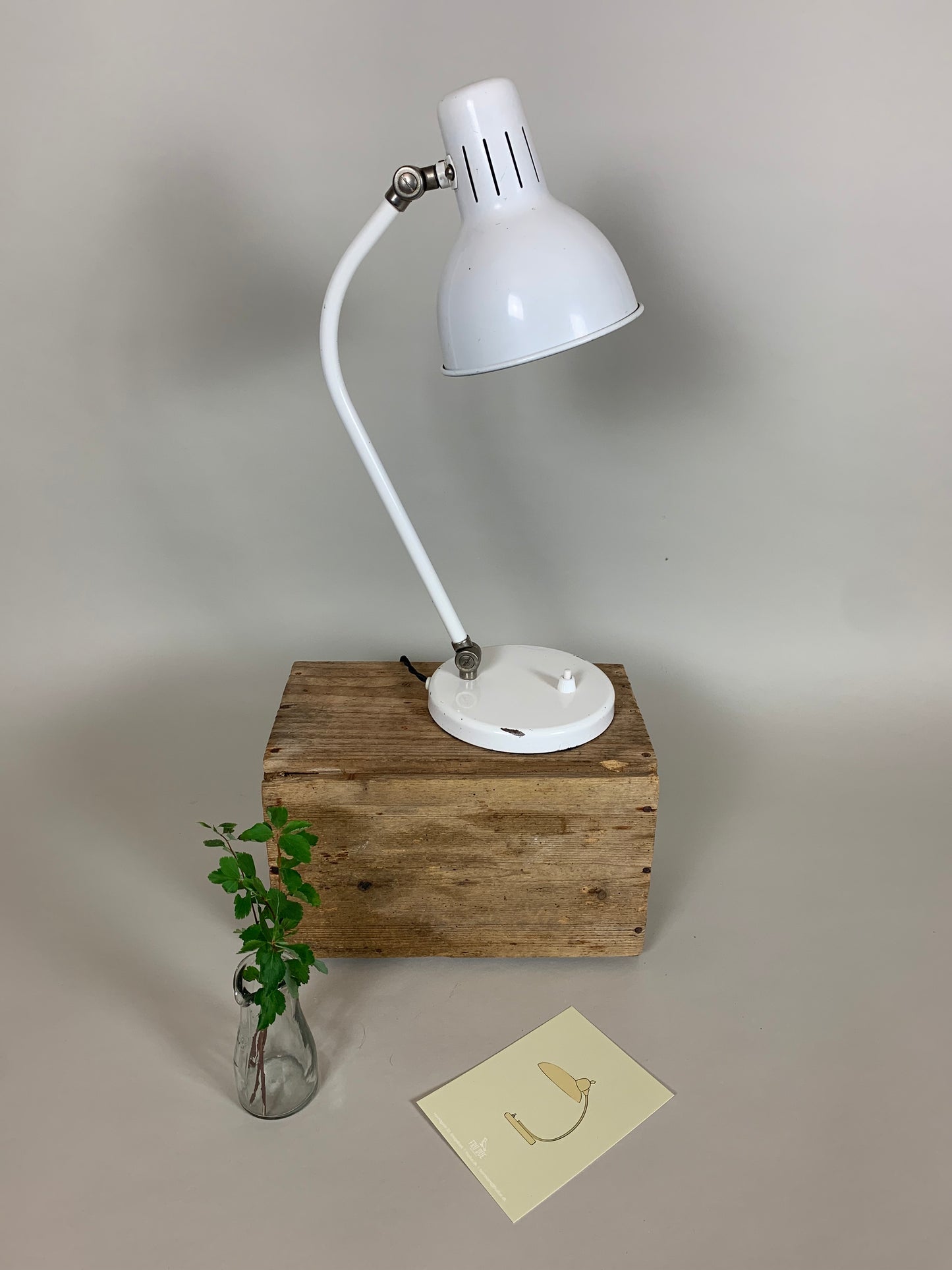 Vintage Lampe - Weiß