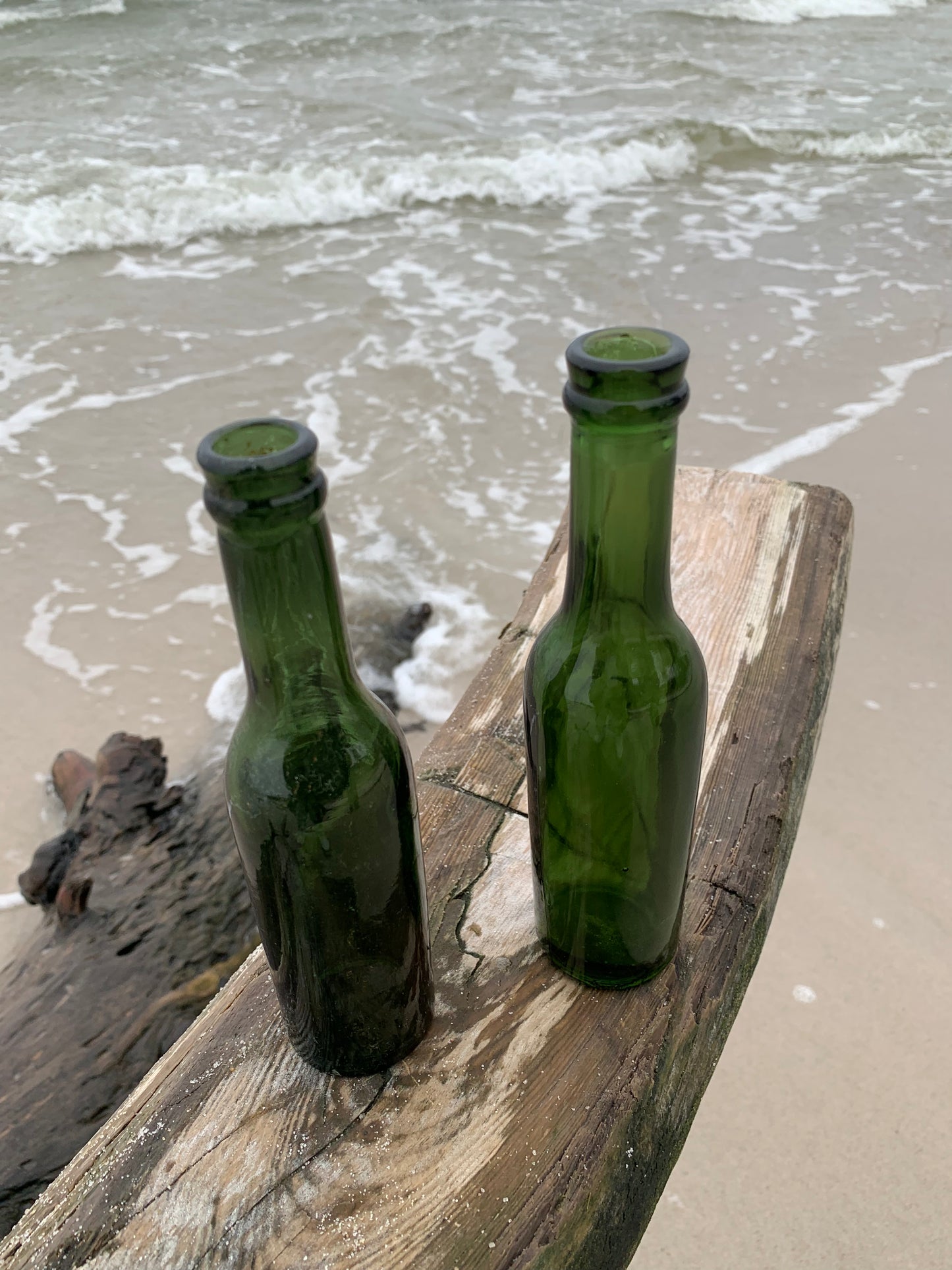 Kleine grüne Flasche