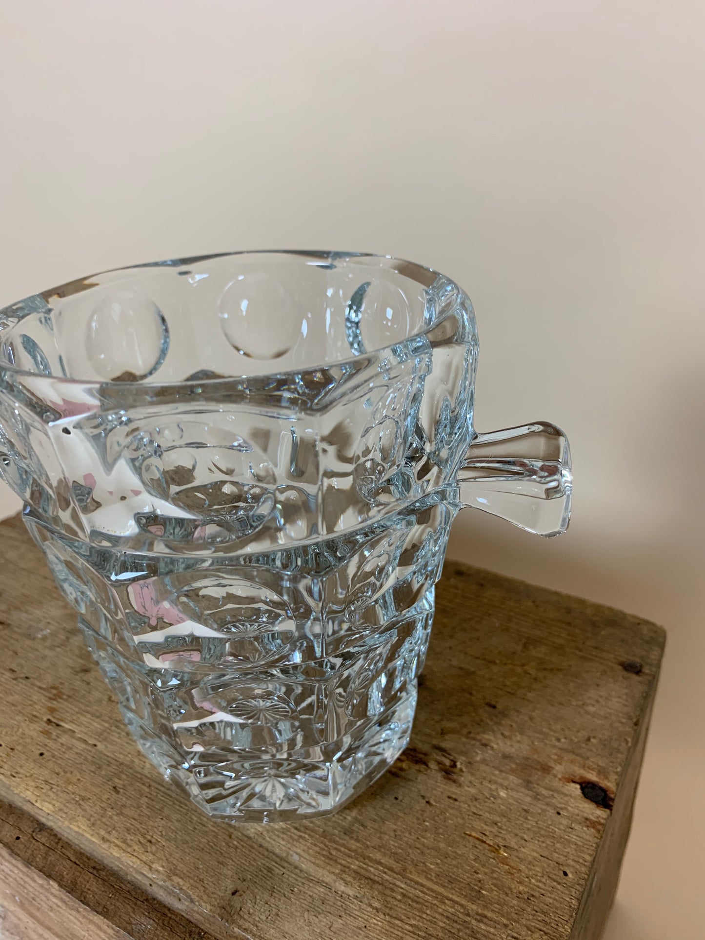 Eiskübel von Holmegaard aus klarem Glas mit Ohren