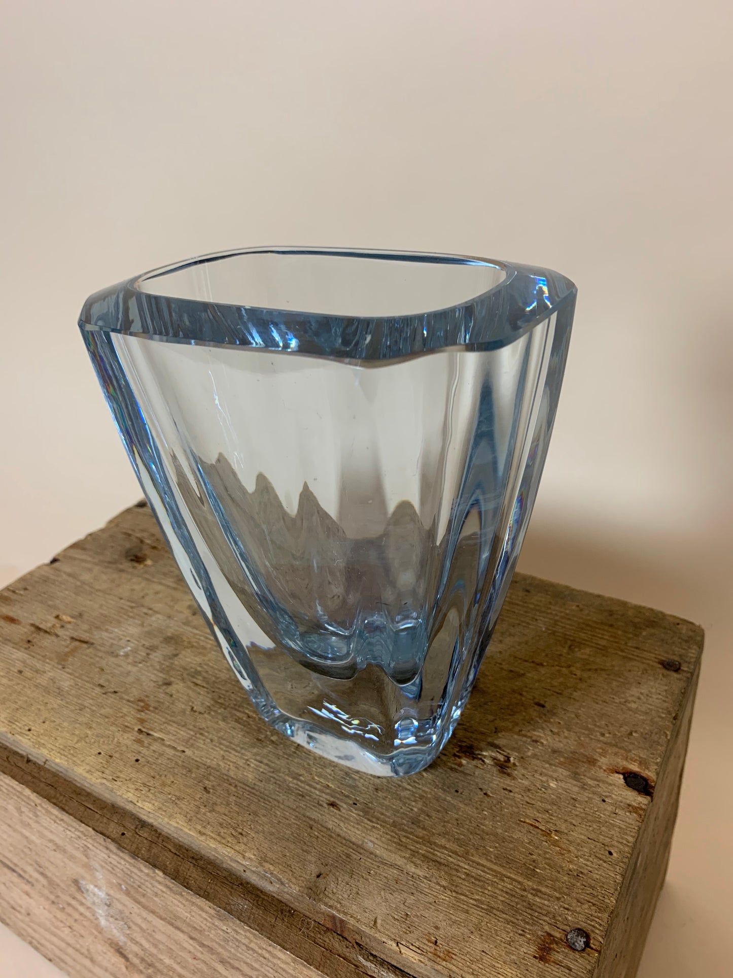 Glasvase aus starkem Glas