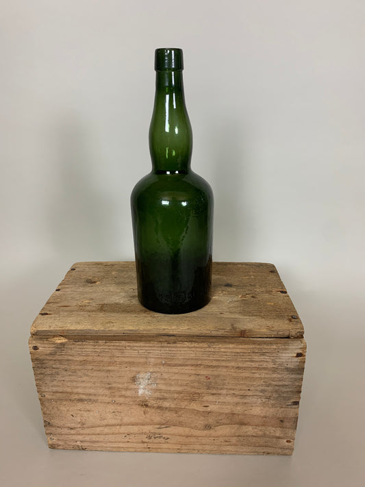 Dekorative alte Flasche - Grün