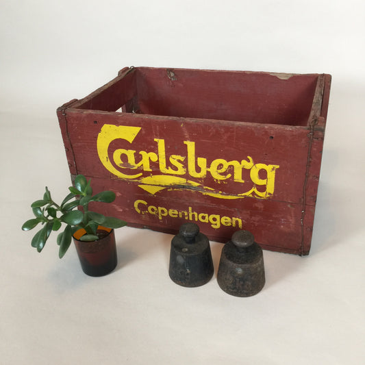 Alter Bierkasten von Carlsberg