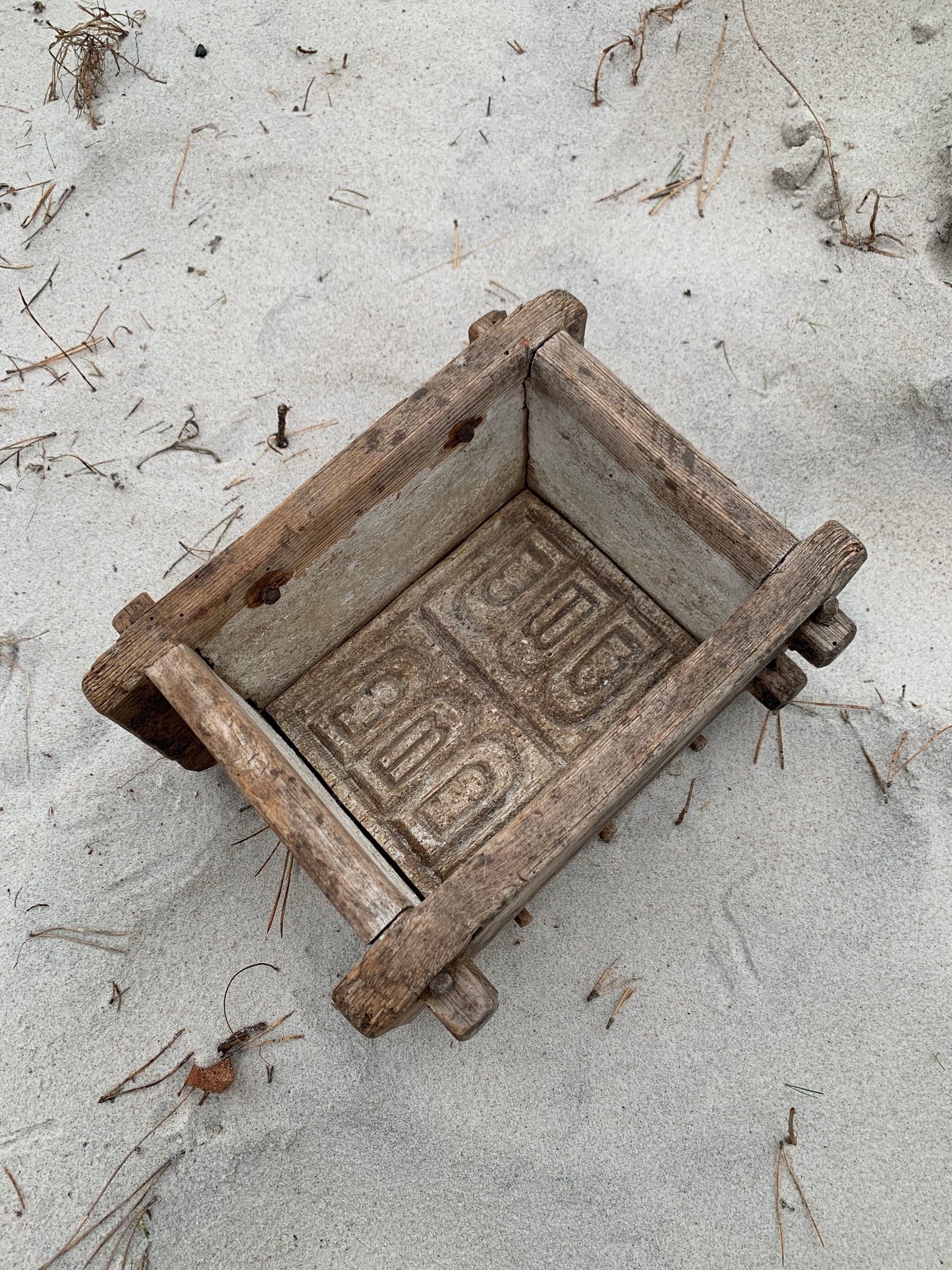 Käseform aus Holz