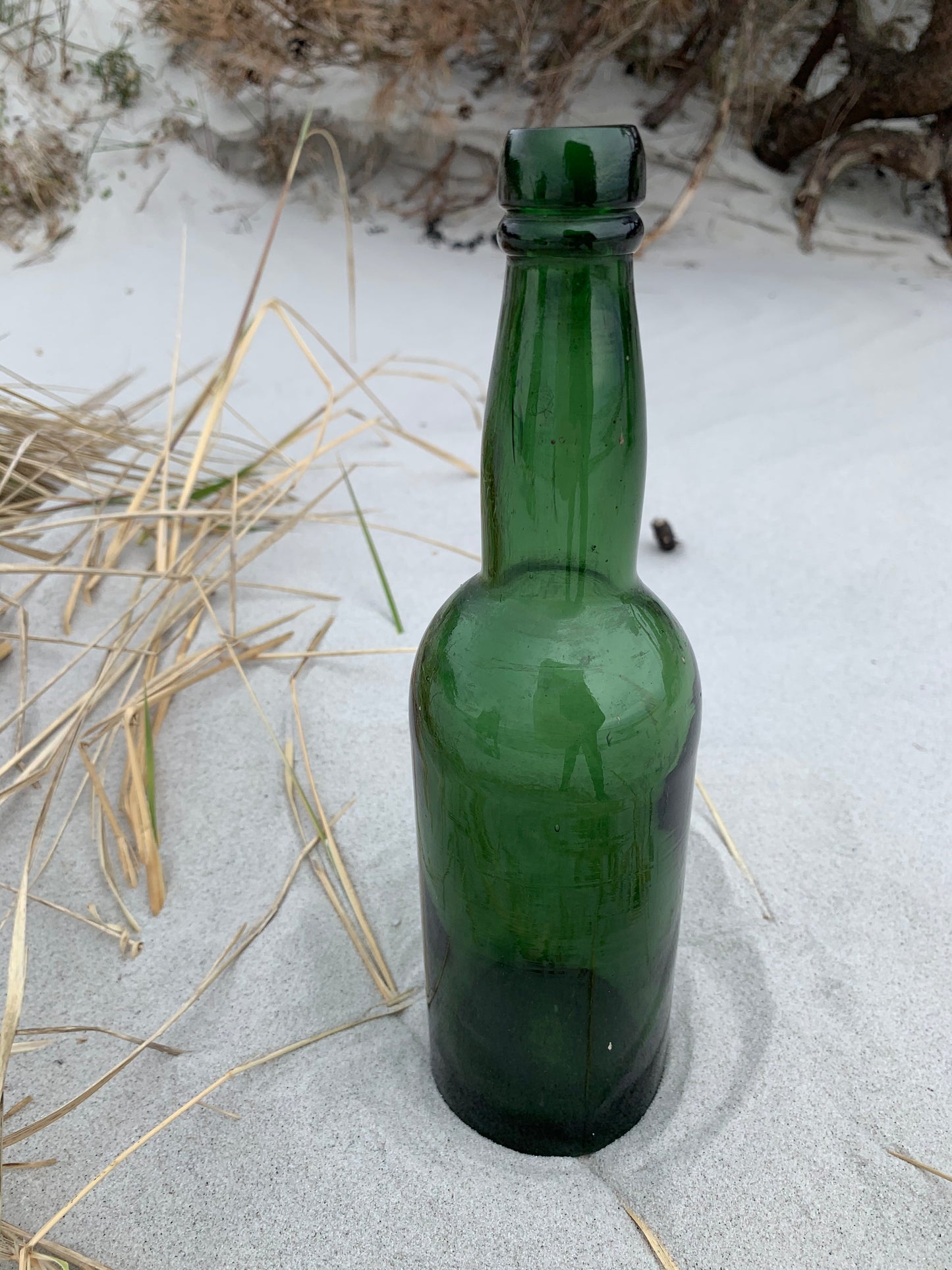Glasflasche - Grün