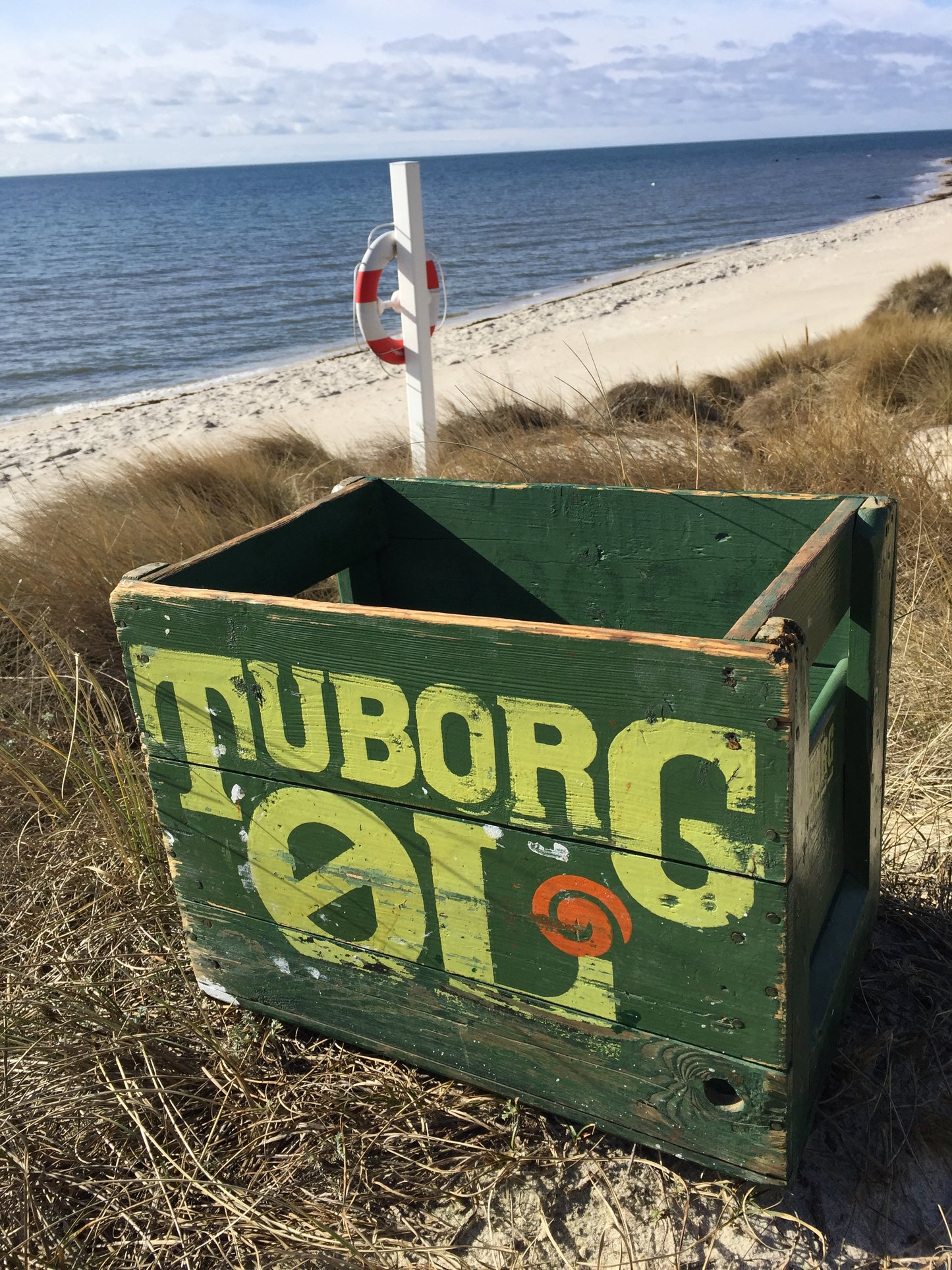 Bierkiste von Tuborg