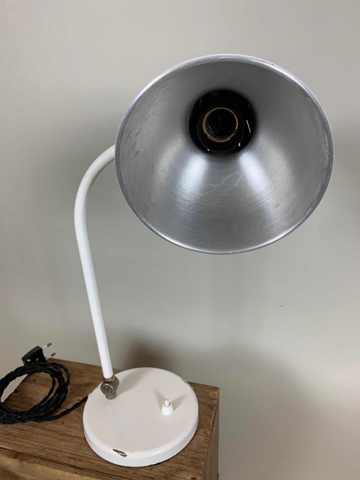 Vintage Lampe - Weiß